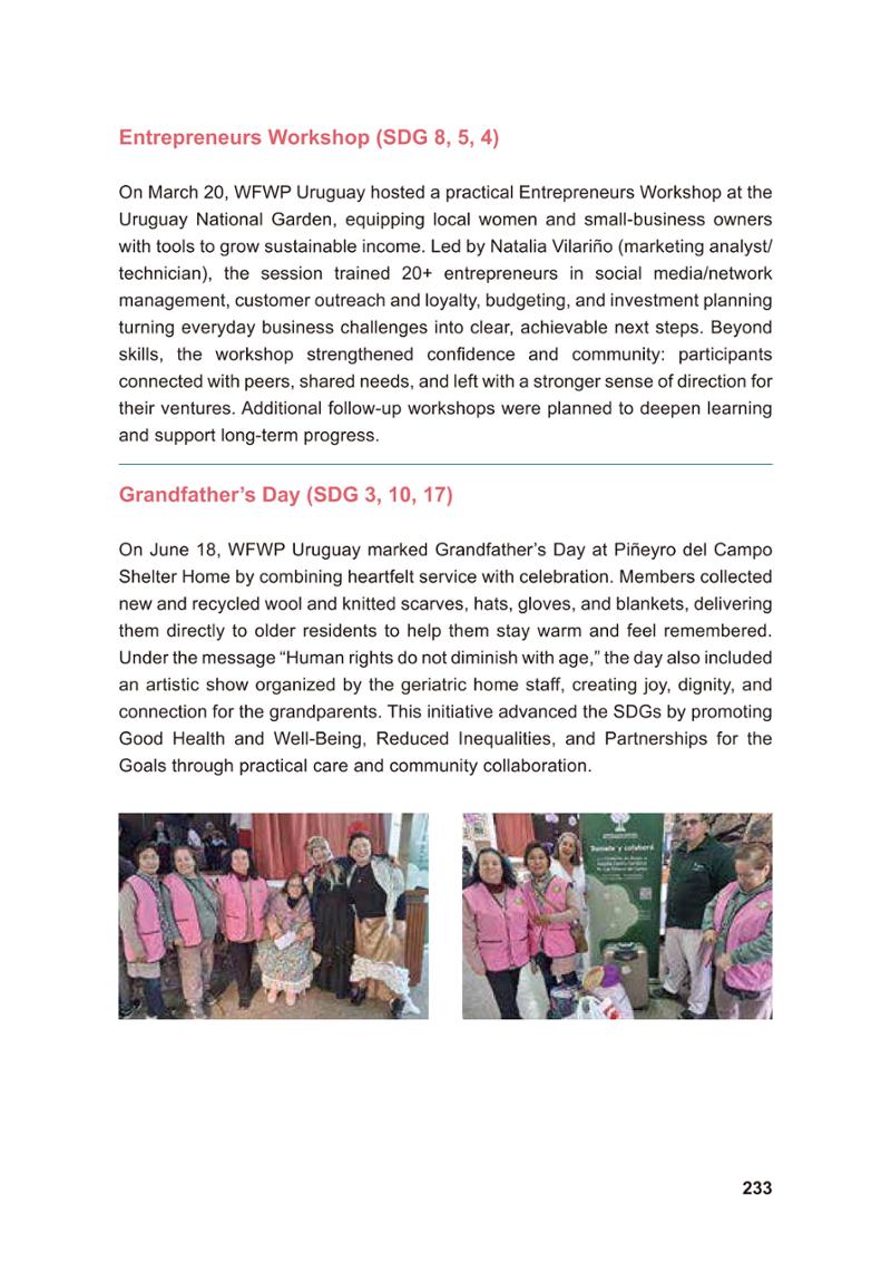 WFWP Annual Report 2025 233페이지