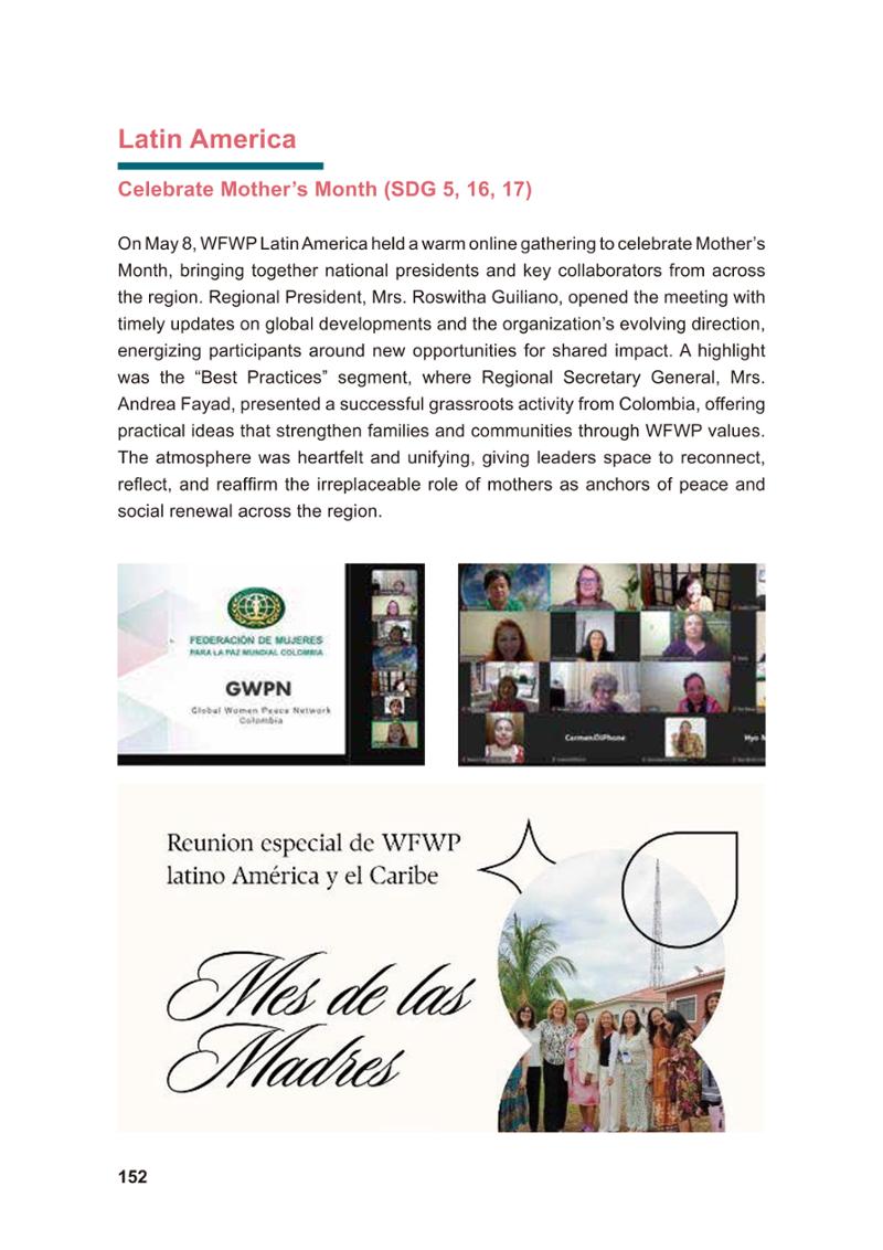 WFWP Annual Report 2025 152페이지