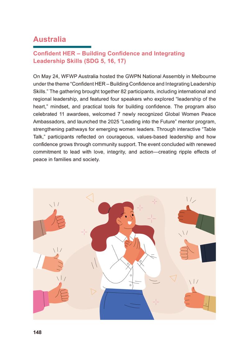 WFWP Annual Report 2025 148페이지