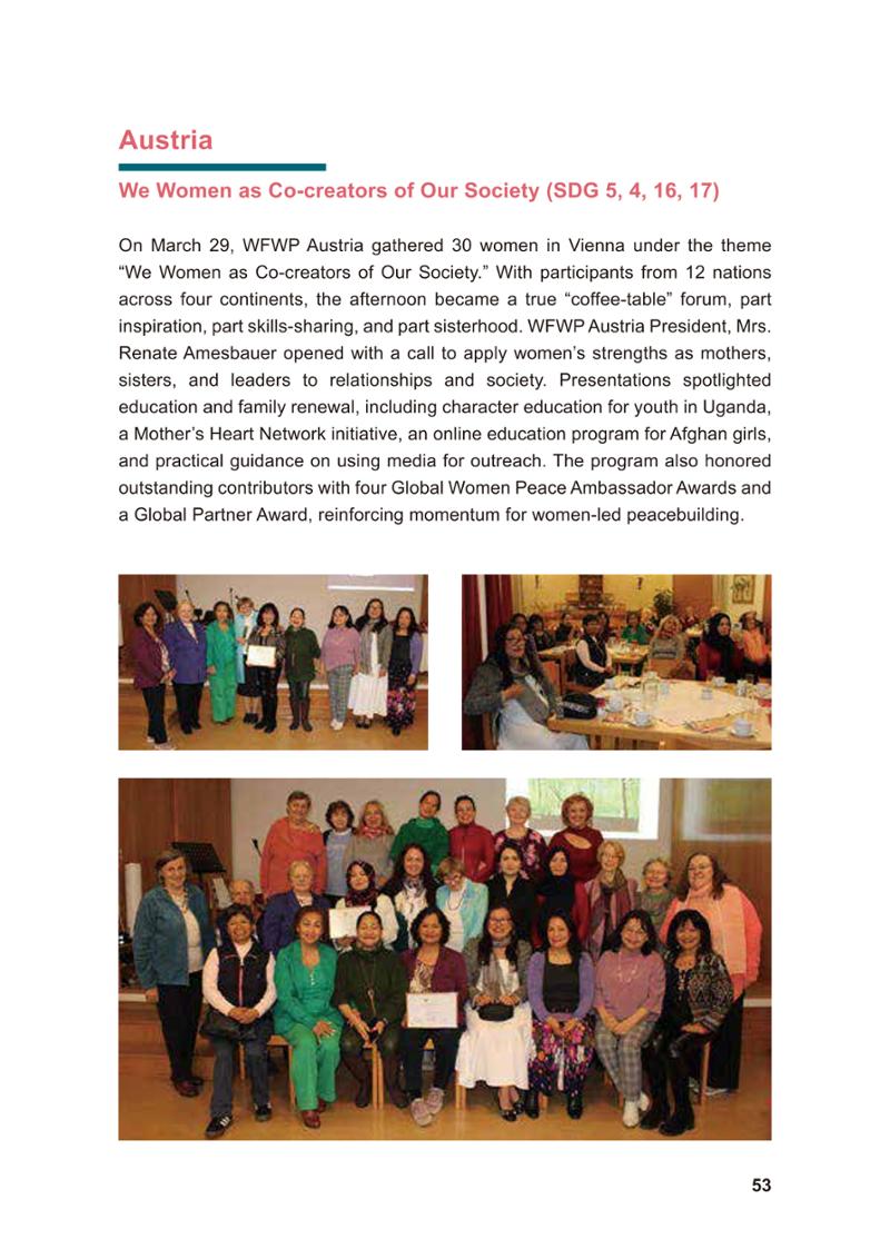 WFWP Annual Report 2025 53페이지
