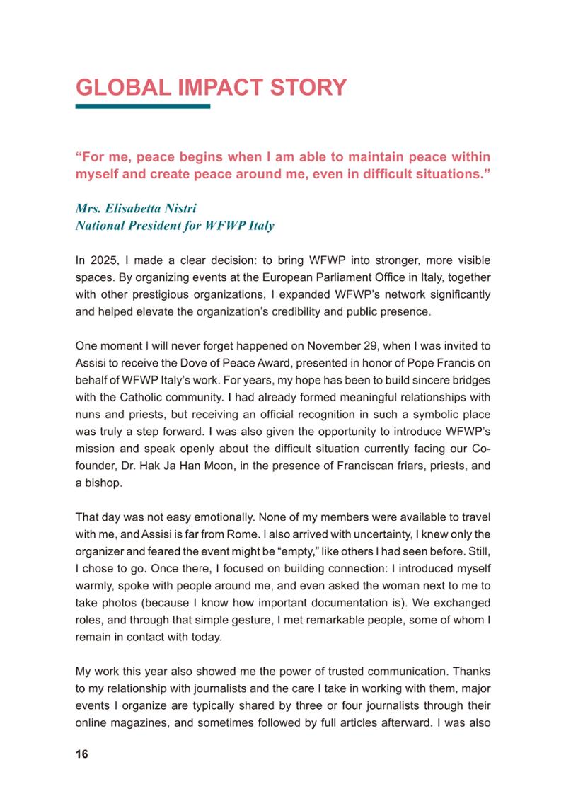 WFWP Annual Report 2025 16페이지