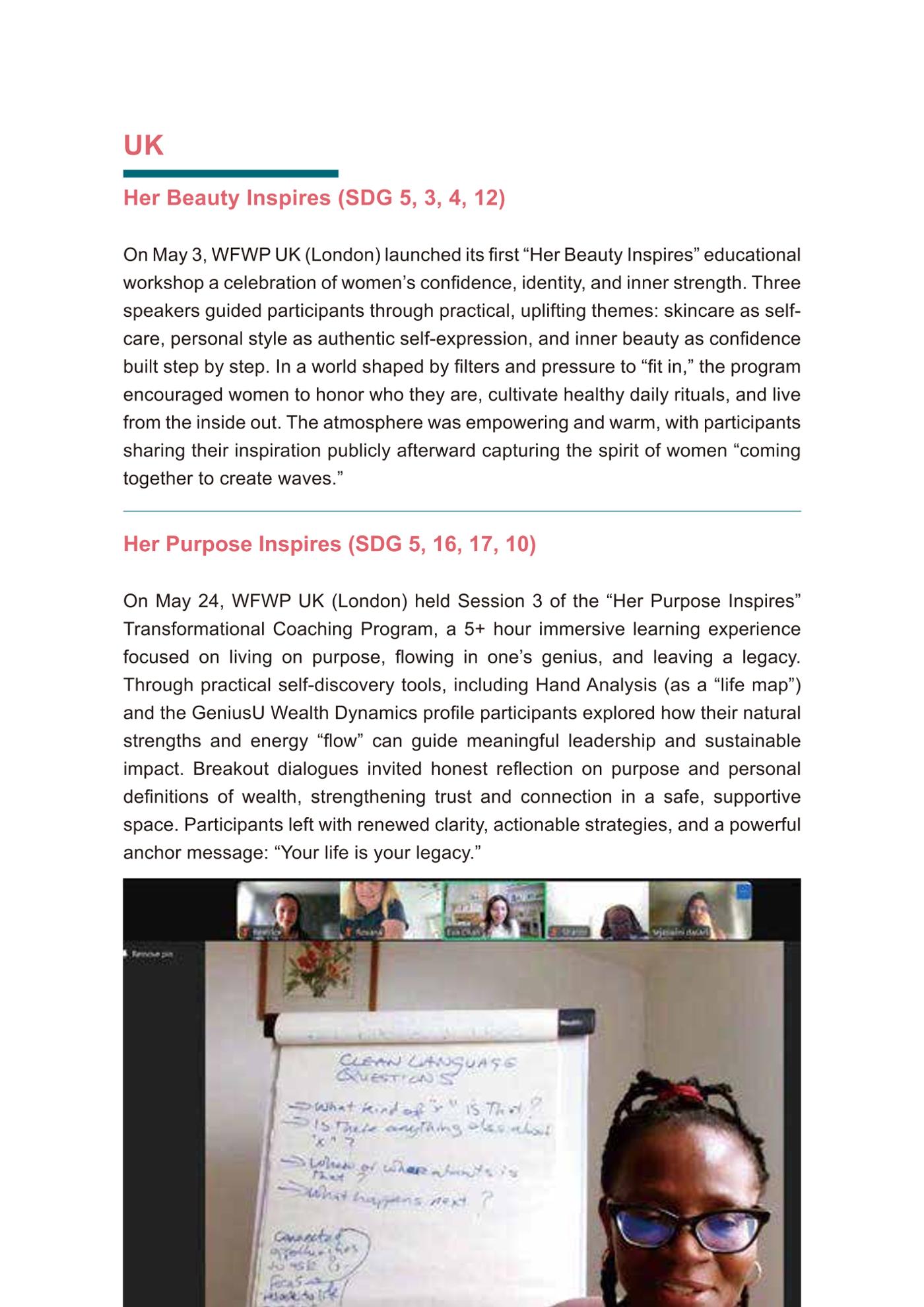 WFWP Annual Report 2025 145페이지
