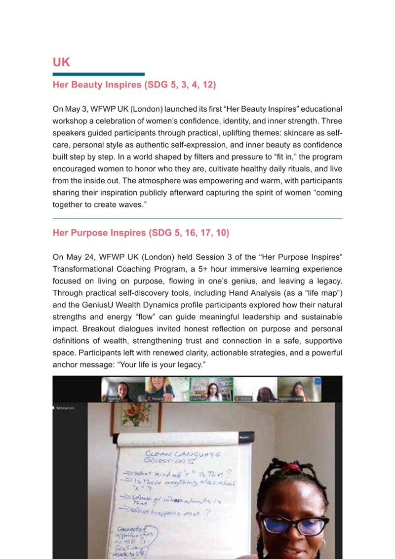 WFWP Annual Report 2025 145페이지