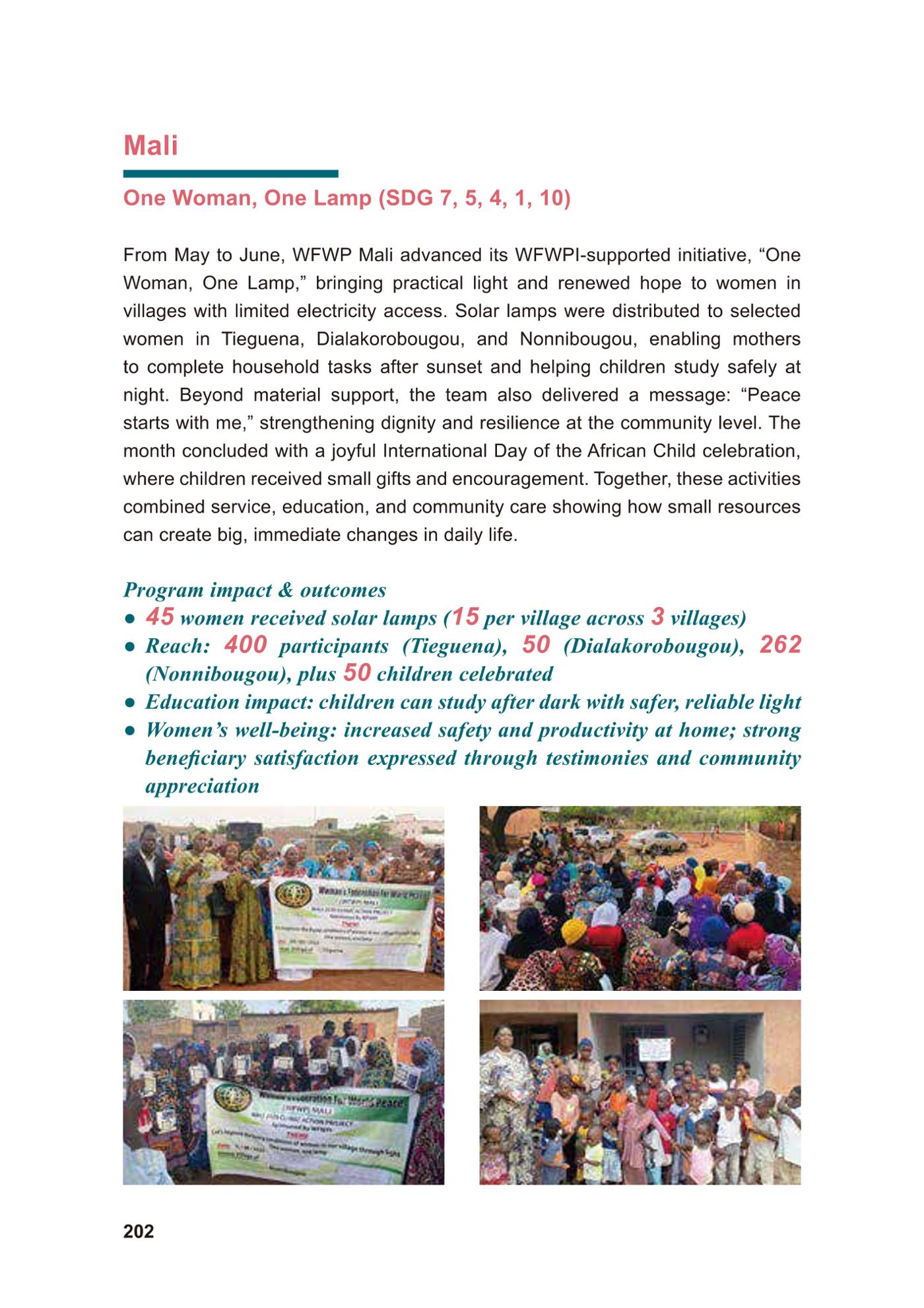 WFWP Annual Report 2025 202페이지