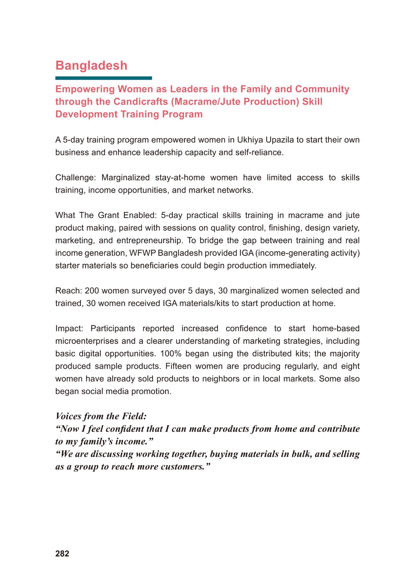 WFWP Annual Report 2025 282페이지