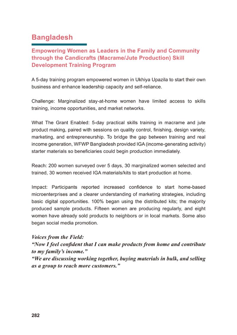 WFWP Annual Report 2025 282페이지