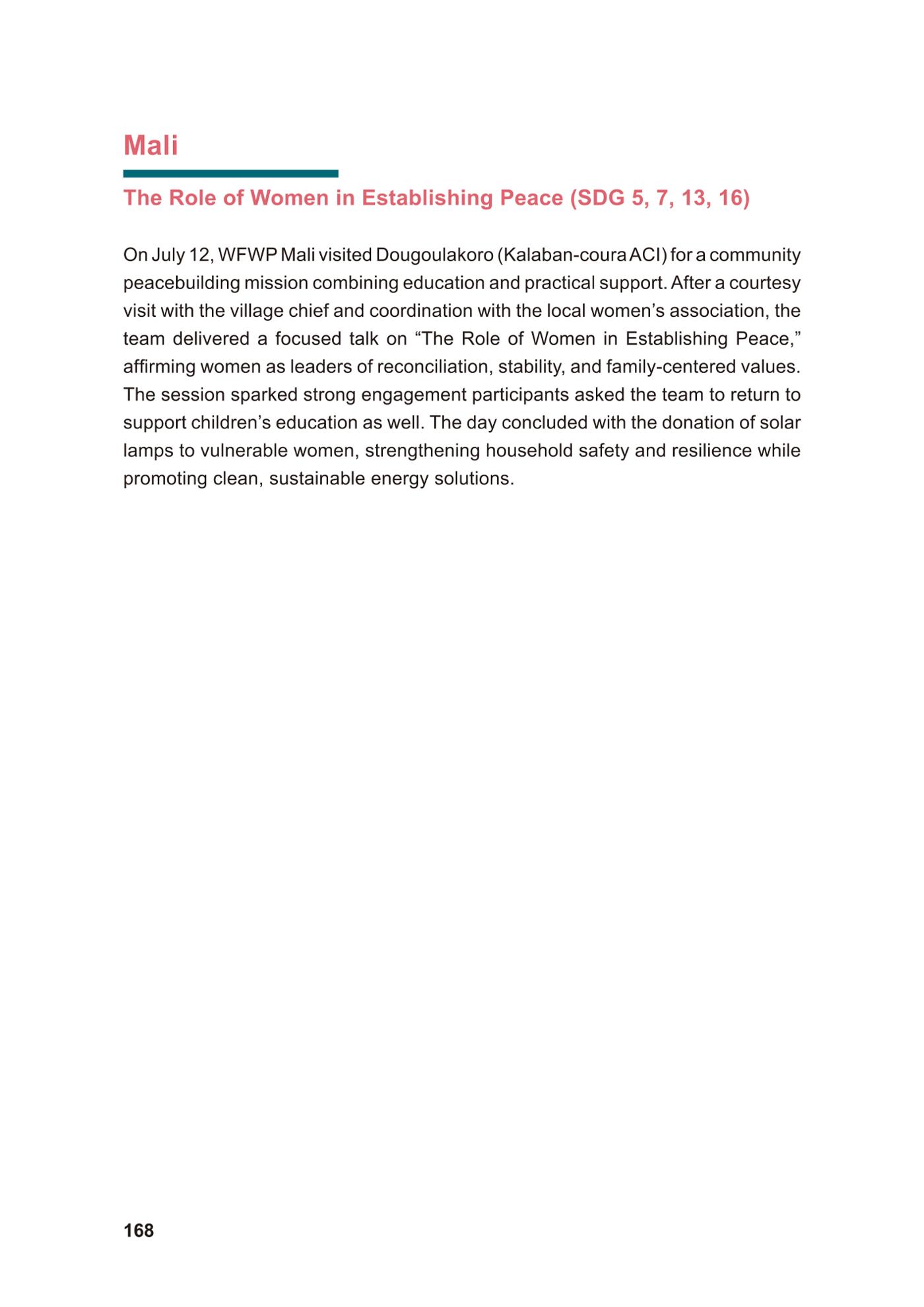 WFWP Annual Report 2025 168페이지