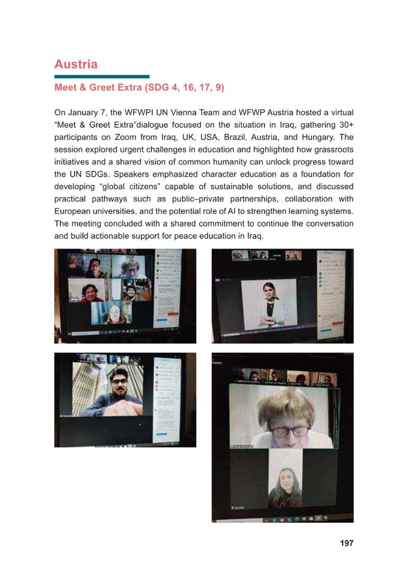 WFWP Annual Report 2025 197페이지