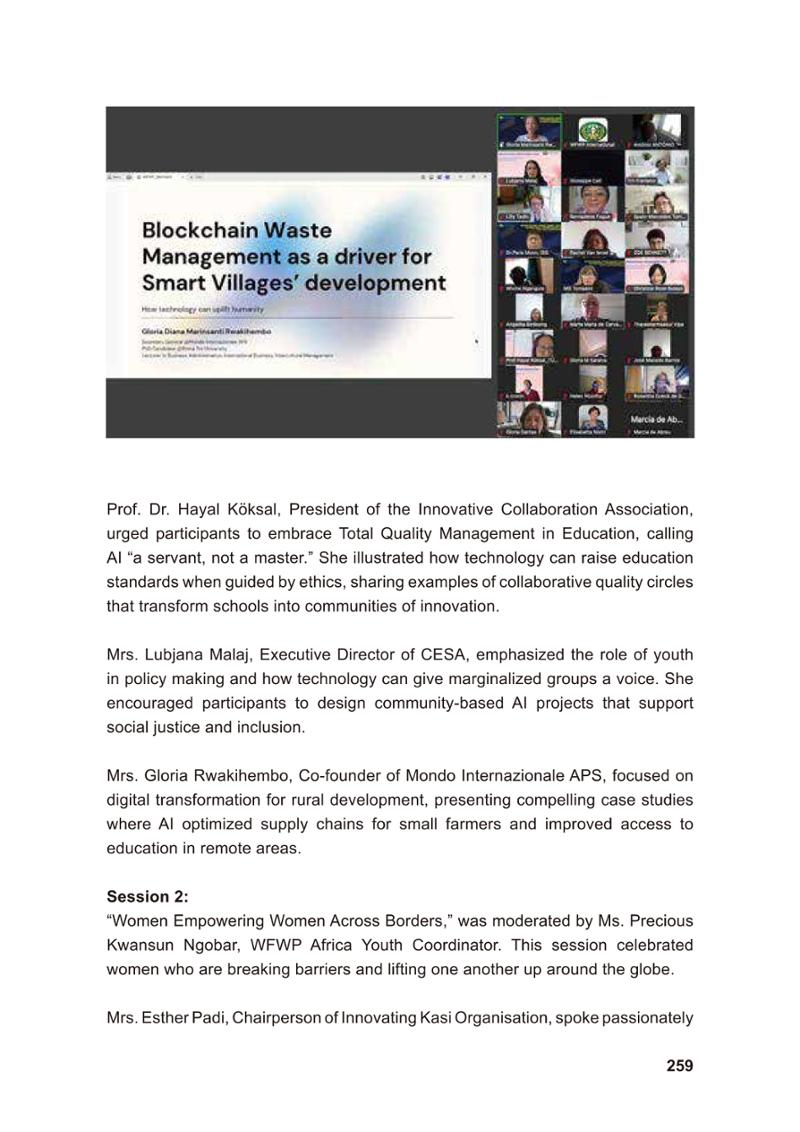 WFWP Annual Report 2025 259페이지