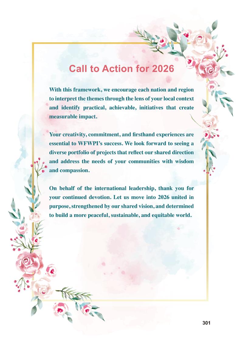WFWP Annual Report 2025 301페이지