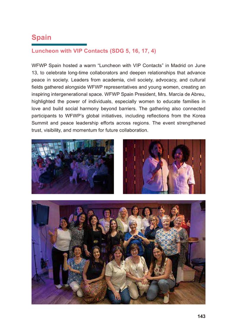 WFWP Annual Report 2025 143페이지