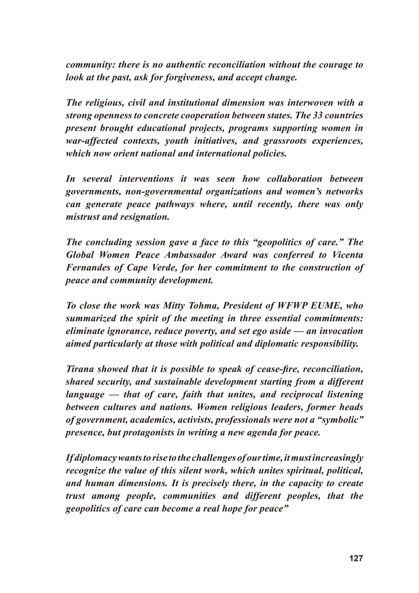 WFWP Annual Report 2025 127페이지