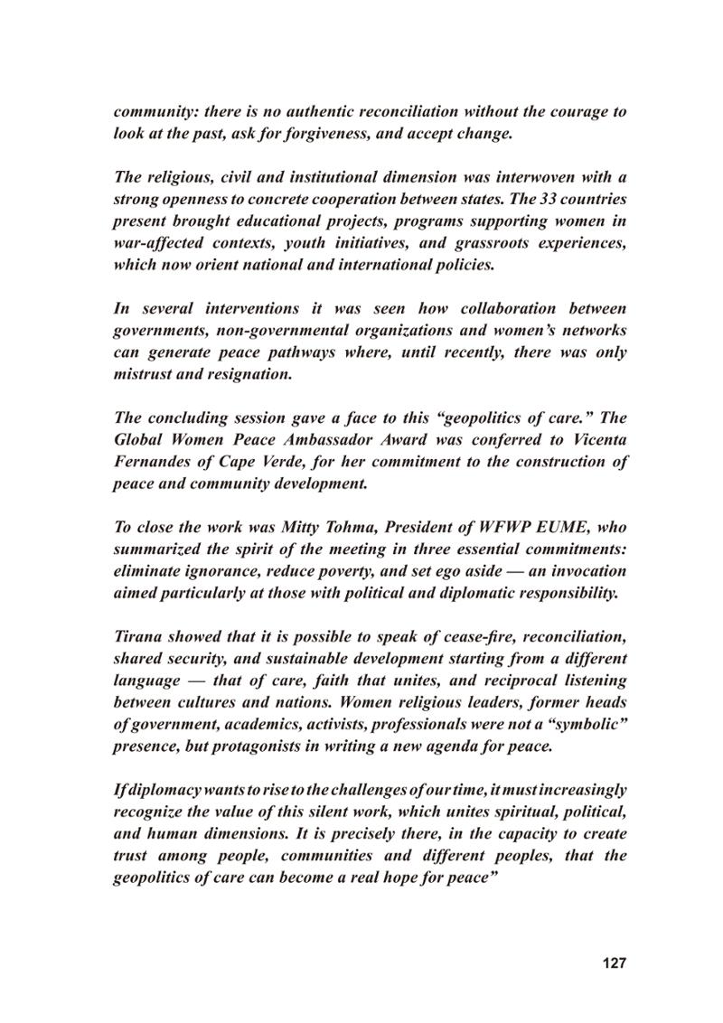 WFWP Annual Report 2025 127페이지