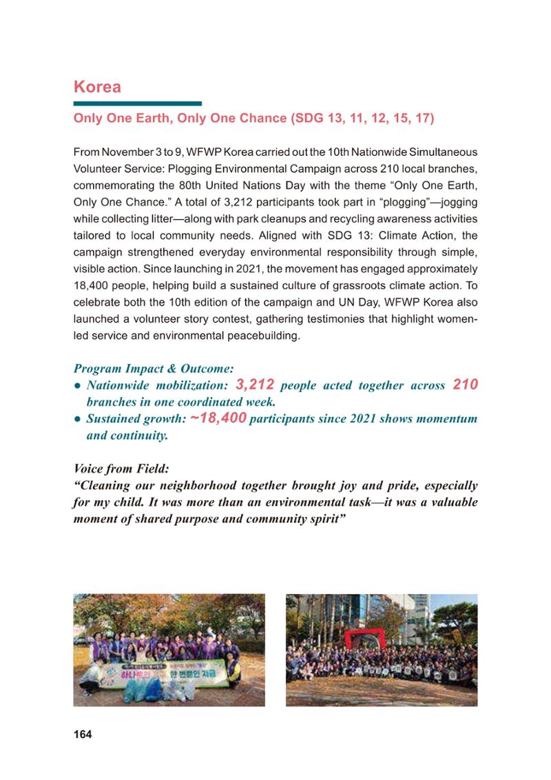 WFWP Annual Report 2025 164페이지