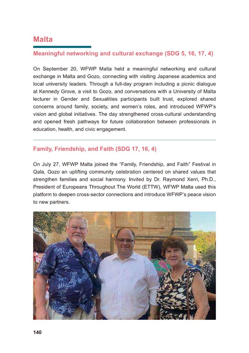 WFWP Annual Report 2025 140페이지