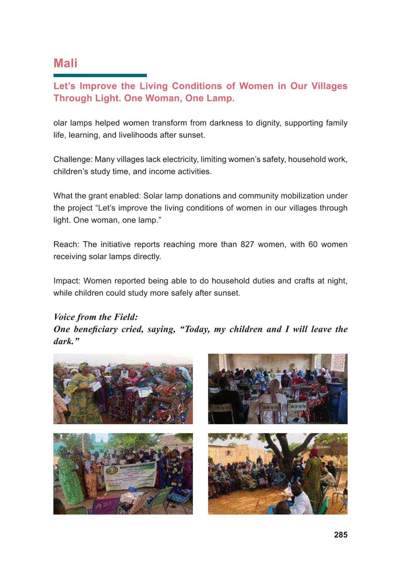 WFWP Annual Report 2025 285페이지