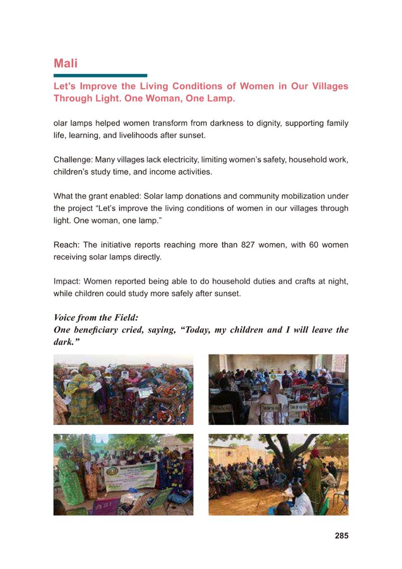 WFWP Annual Report 2025 285페이지