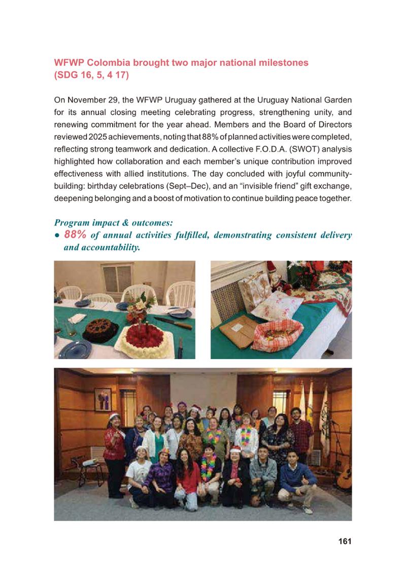 WFWP Annual Report 2025 161페이지