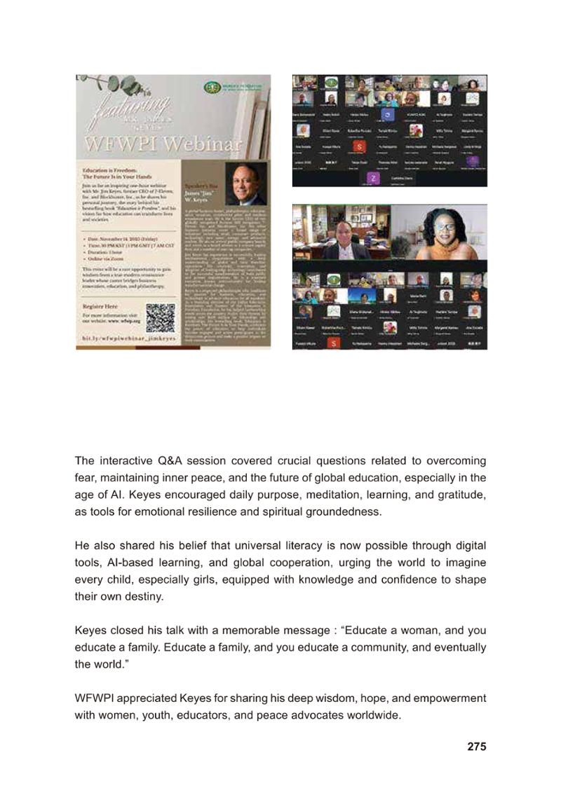 WFWP Annual Report 2025 275페이지