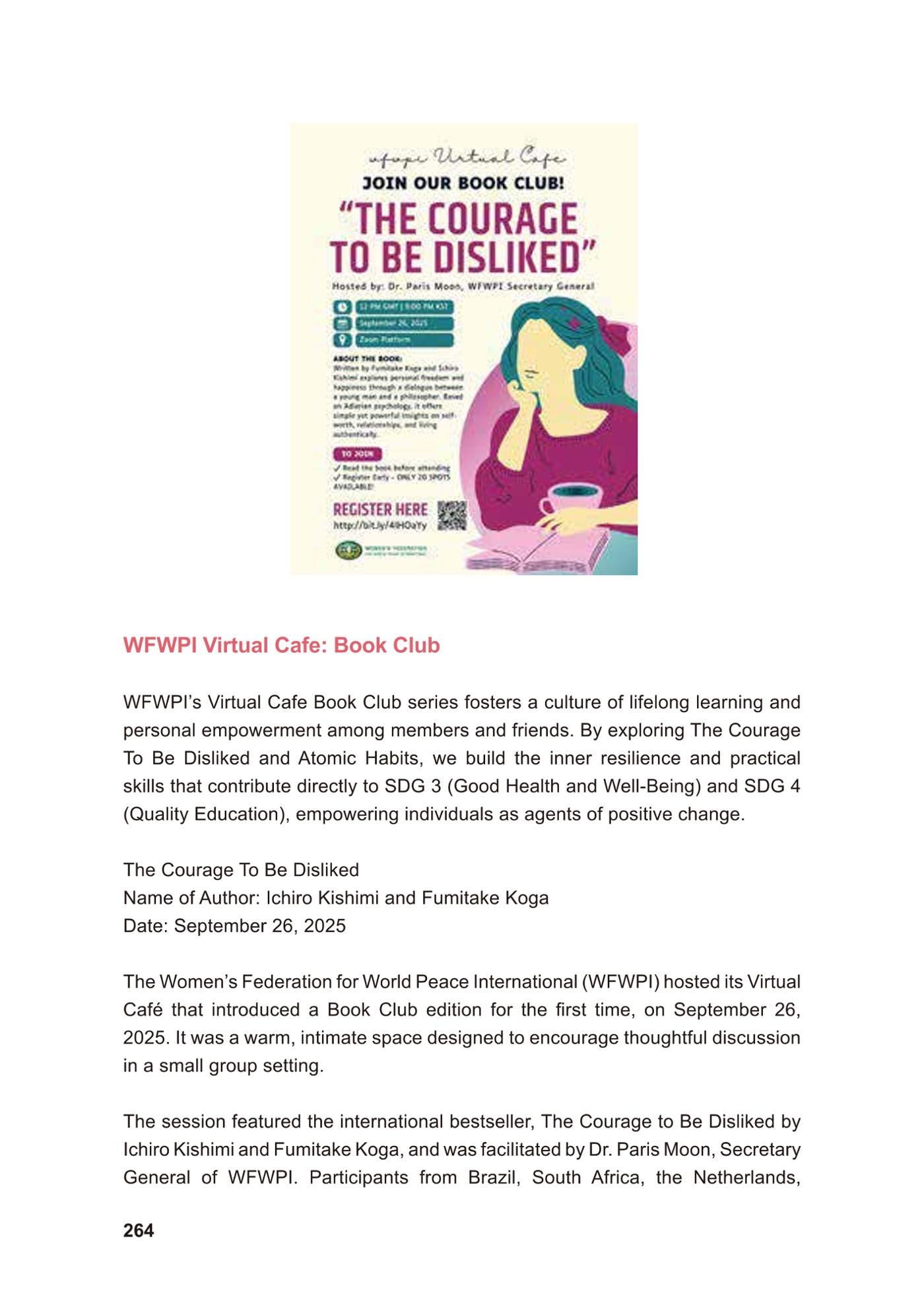 WFWP Annual Report 2025 264페이지