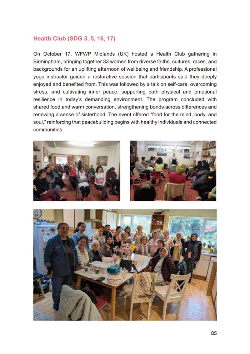 WFWP Annual Report 2025 85페이지