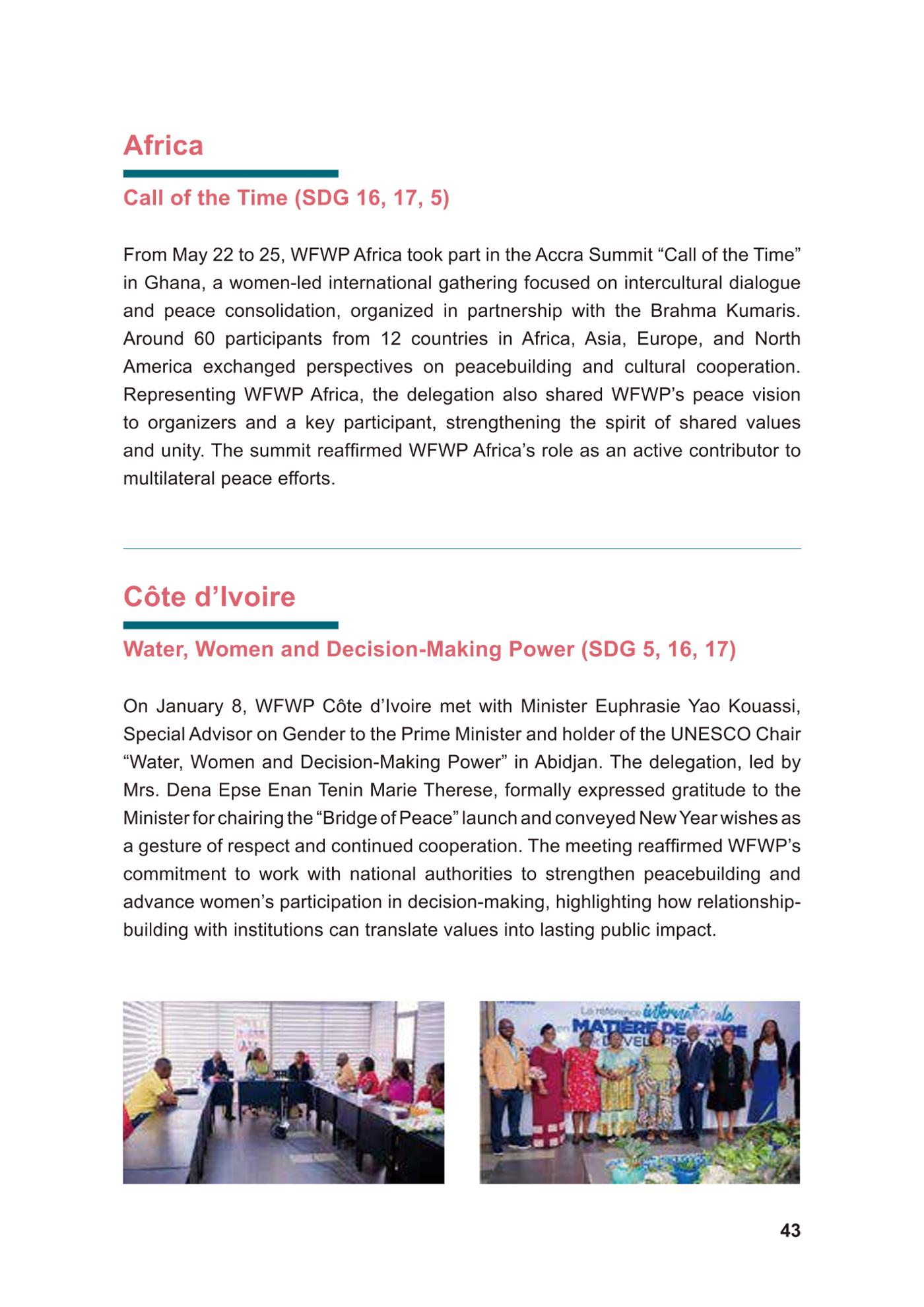 WFWP Annual Report 2025 43페이지