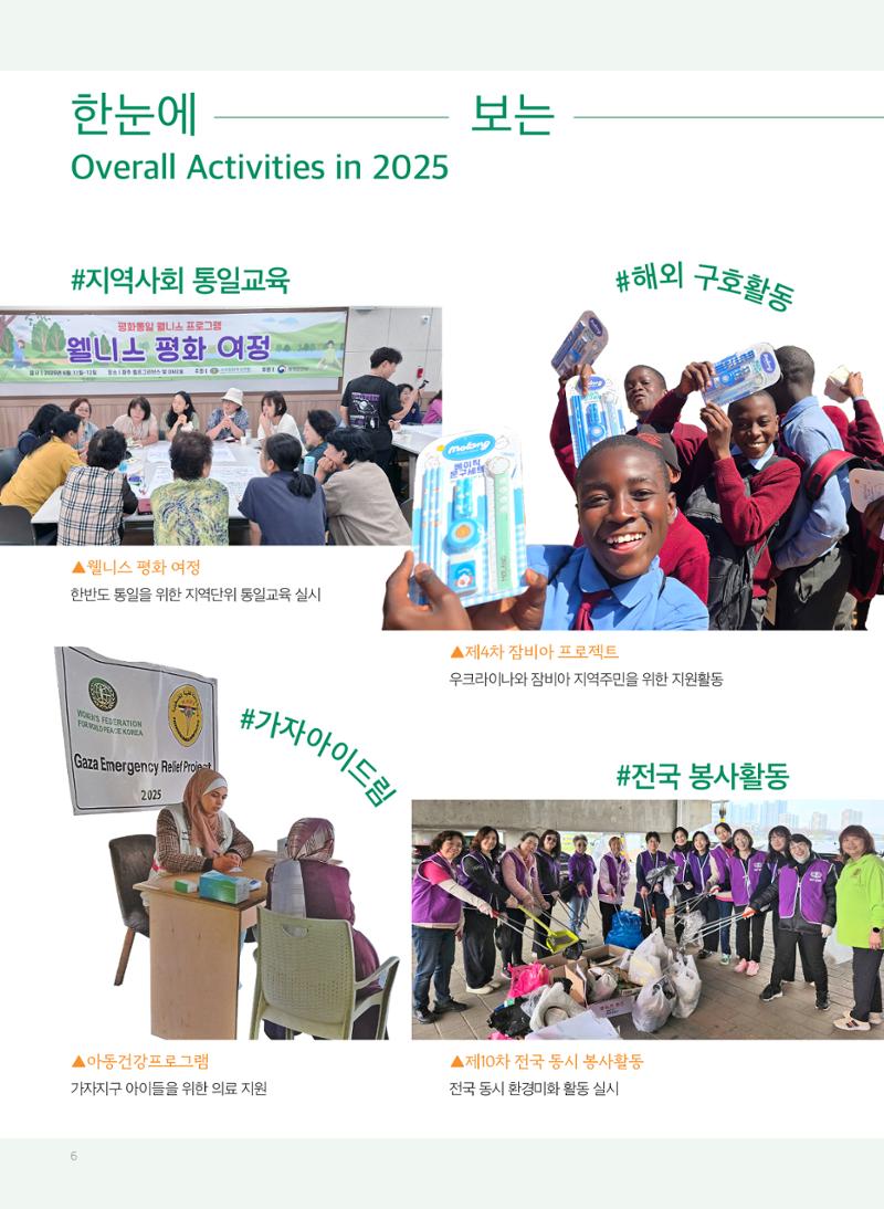 2025 세계평화여성연합 연차보고서 6페이지