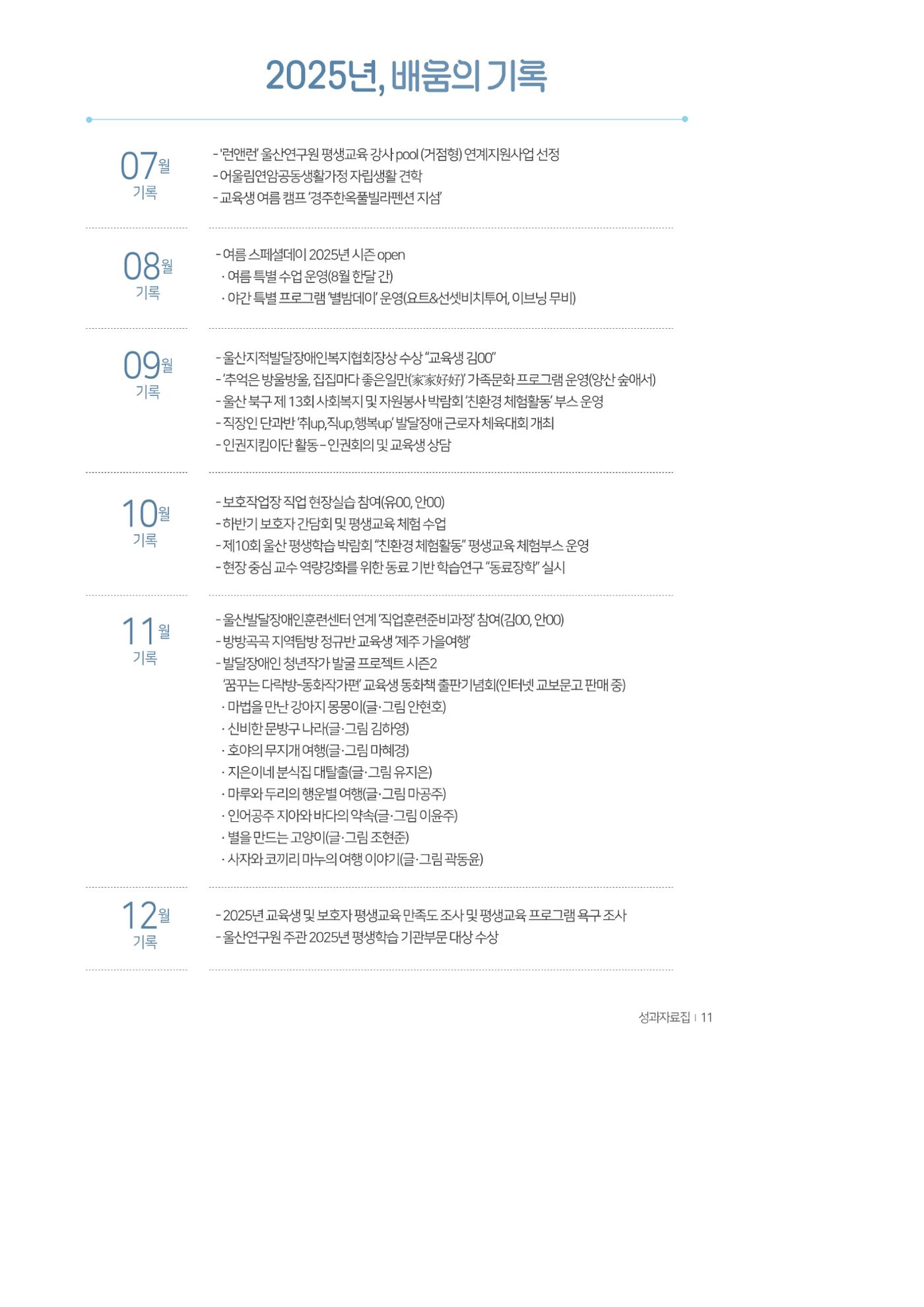 2025년 성과자료집 9페이지