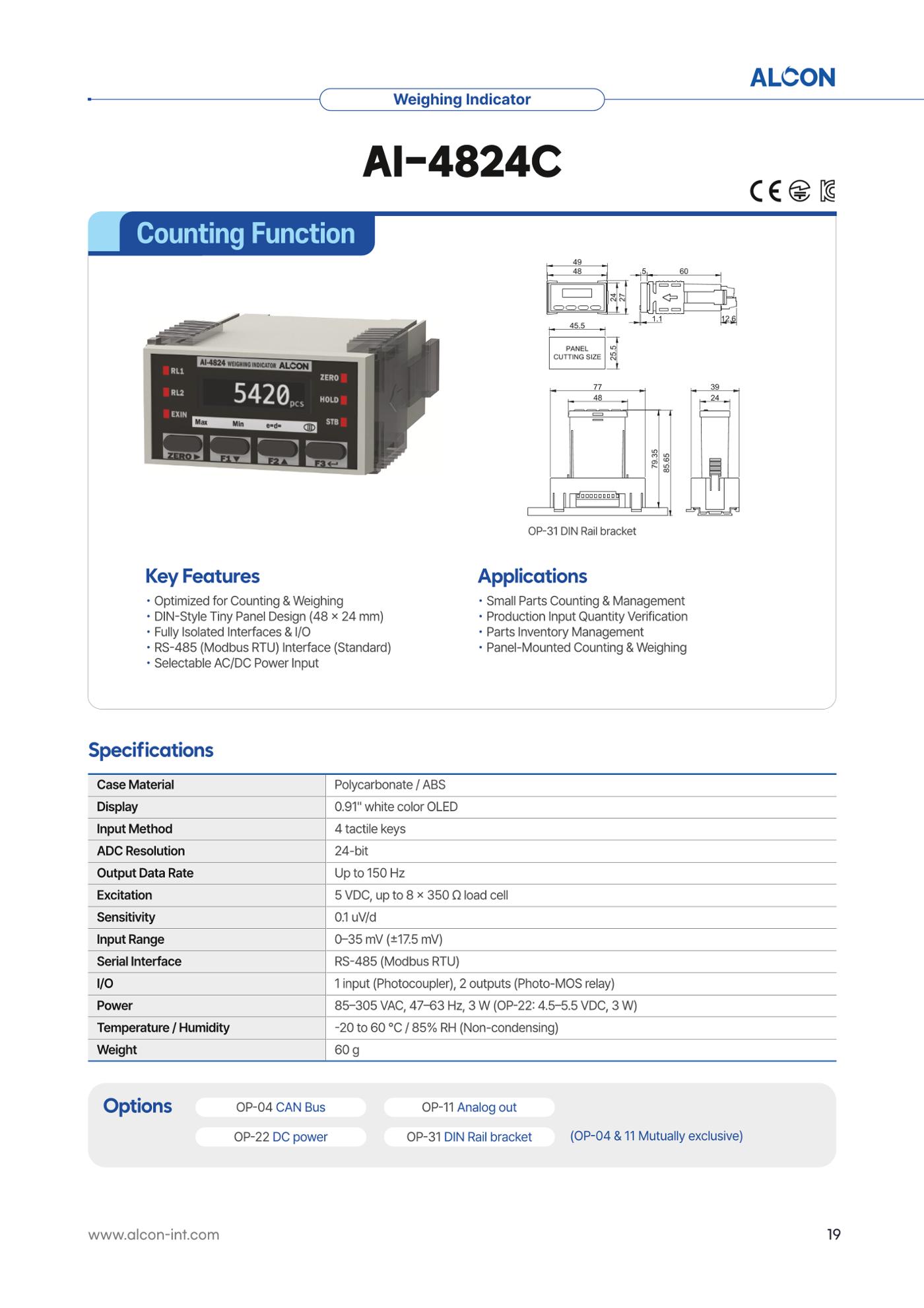 ALCON CATALOG 19페이지
