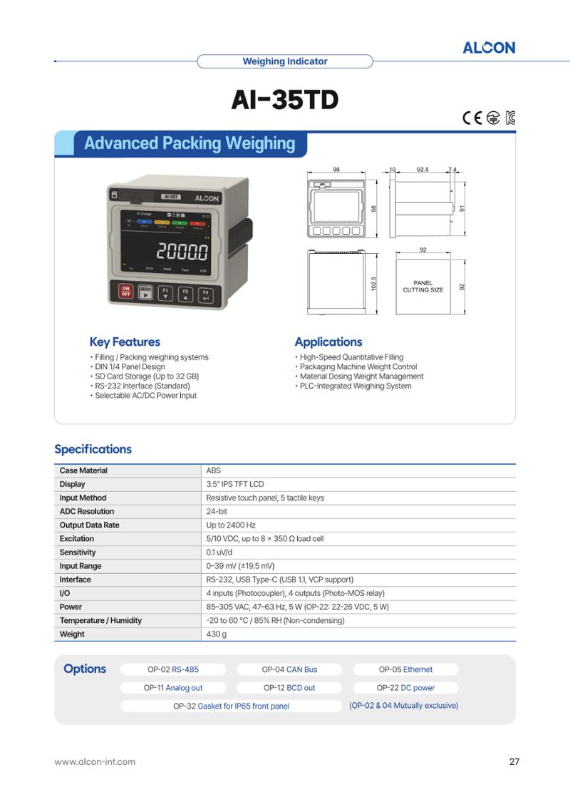 ALCON CATALOG 27페이지