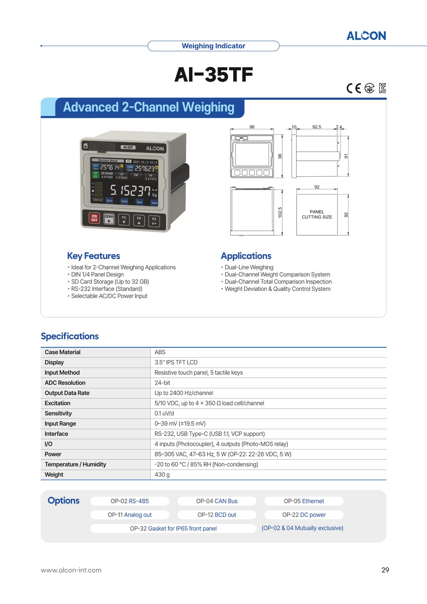 ALCON CATALOG 29페이지
