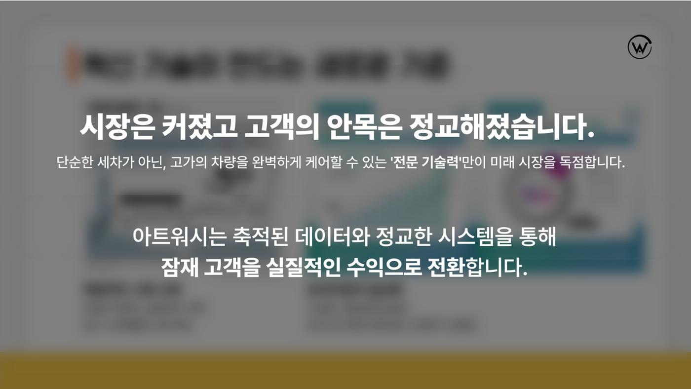 아트워시 가맹사업 브로슈어 6페이지