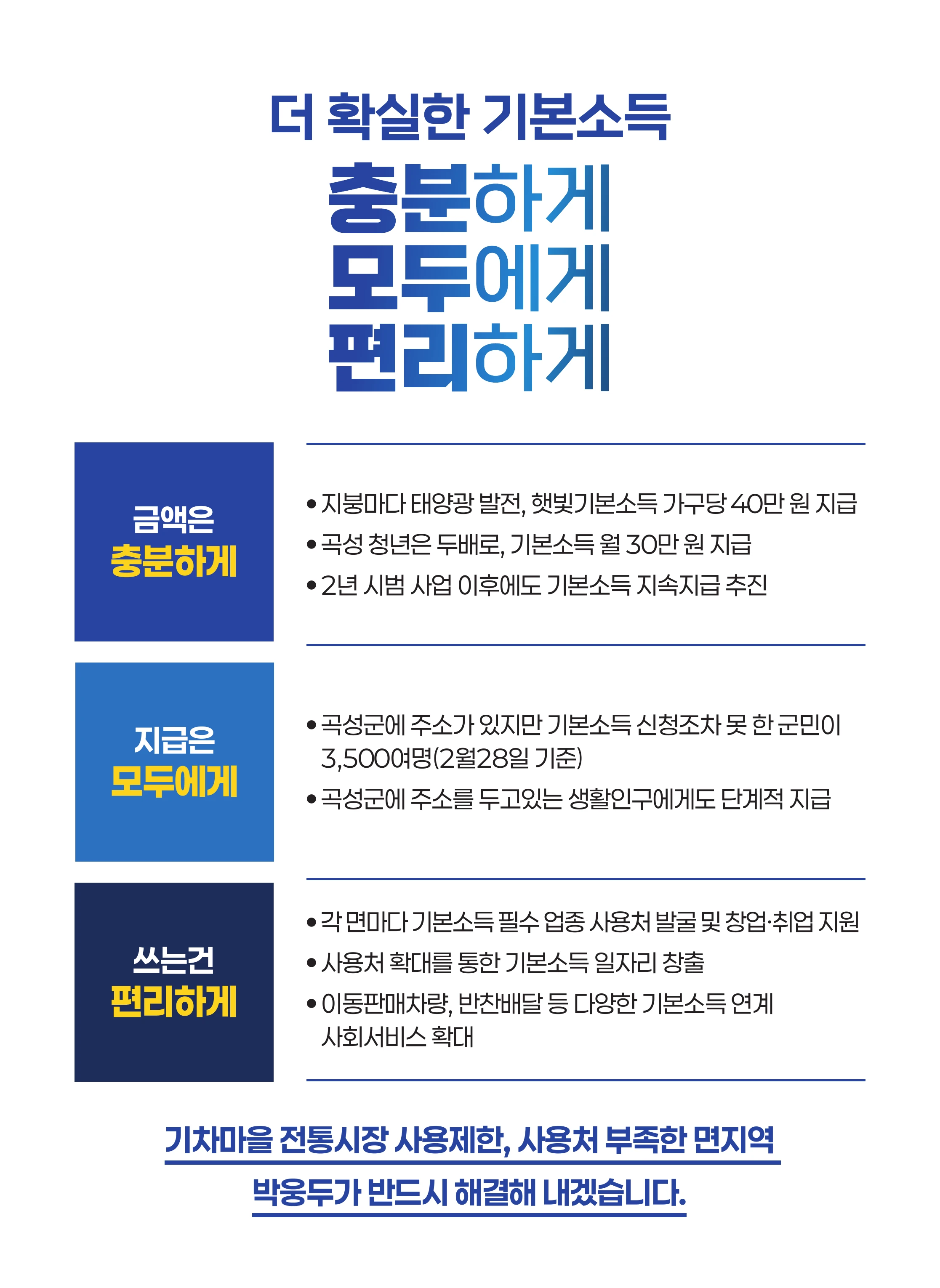 박웅두 곡성군수 후보 공보물 4페이지