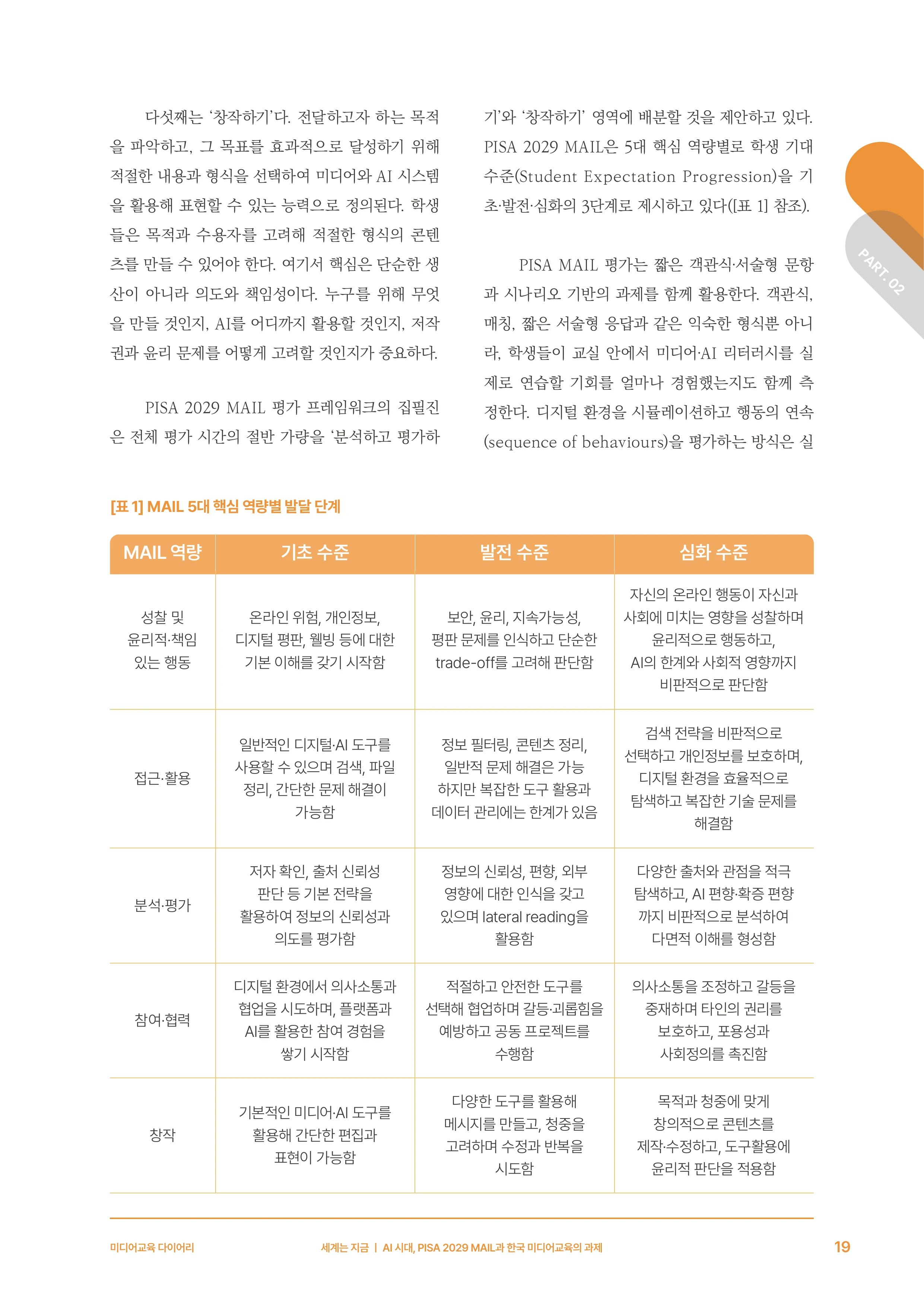 30-2 AI 시대, PISA 2029 MAIL과 한국 미디어교육의 과제 8페이지