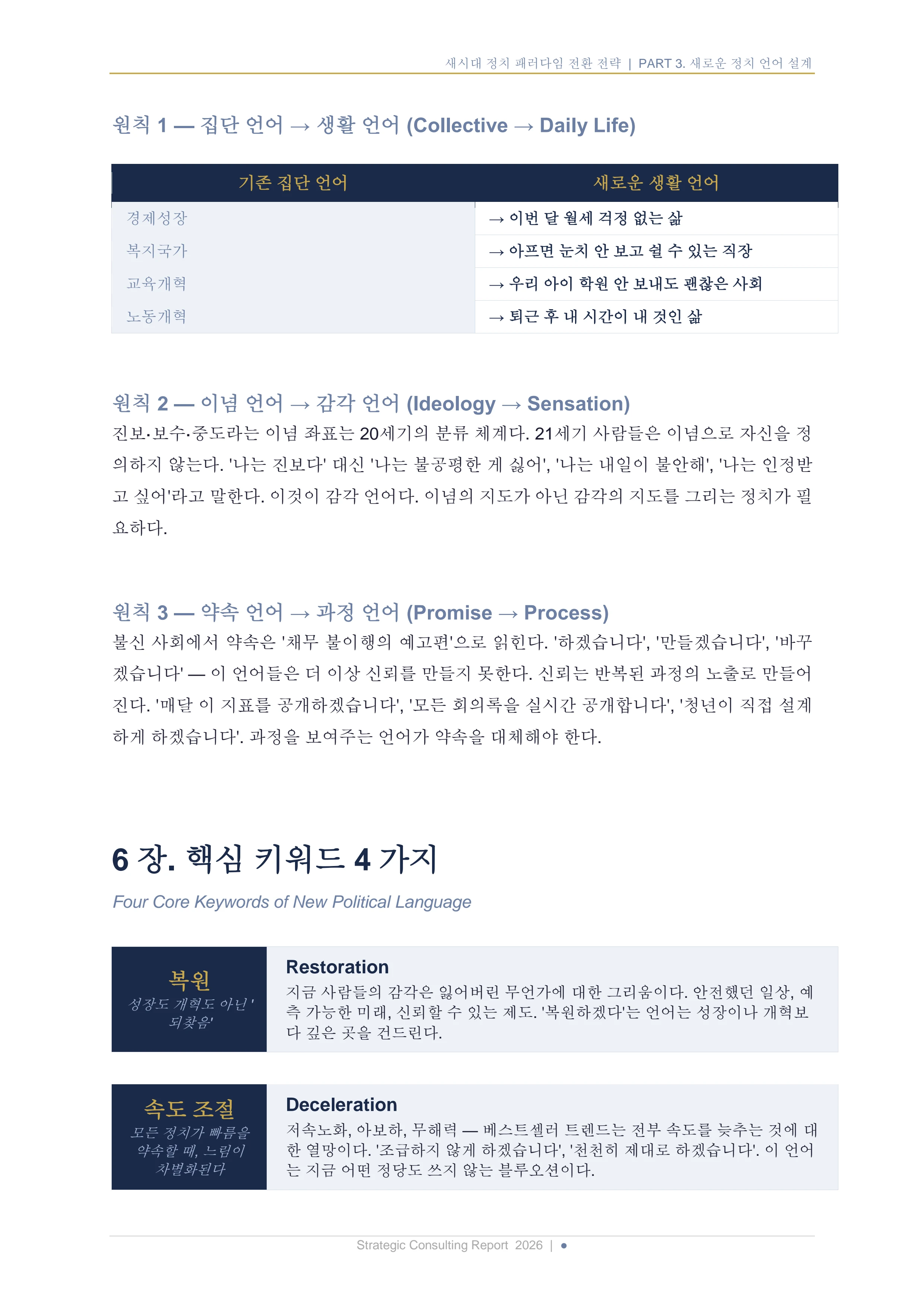새시대 정치 패러다임 전환 전략 보고서 14페이지