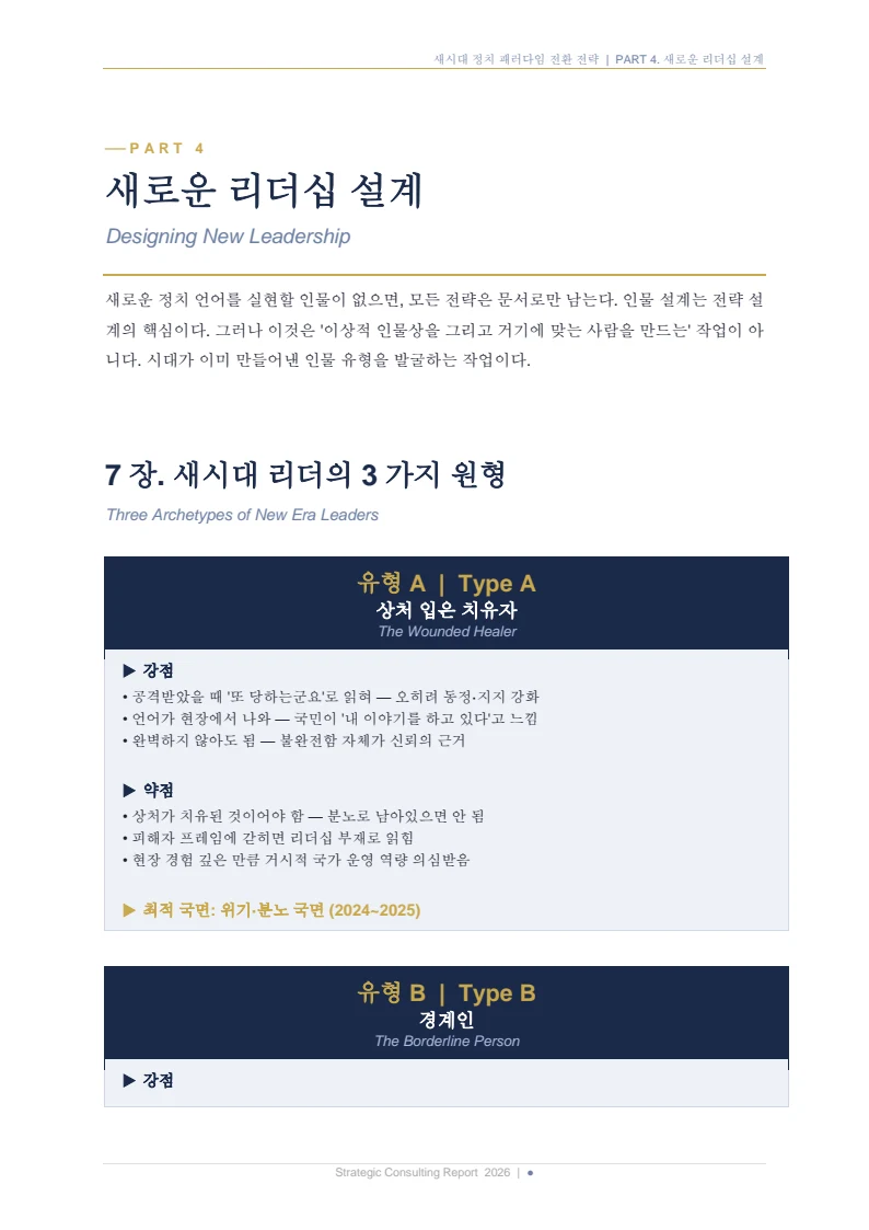 새시대 정치 패러다임 전환 전략 보고서 16페이지