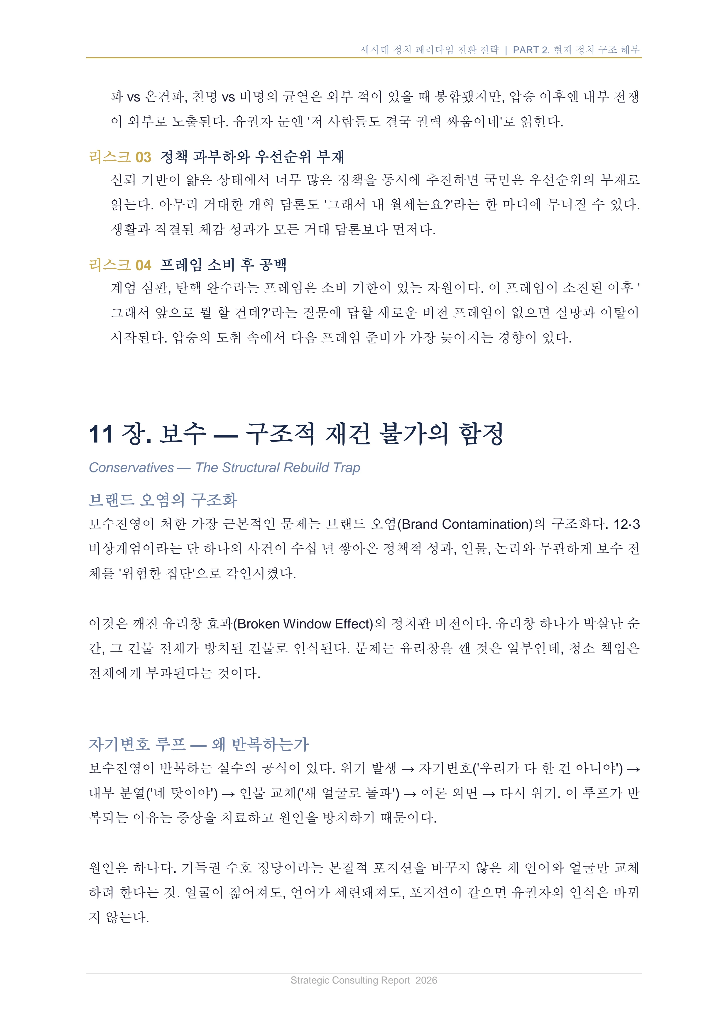 새시대 정치 패러다임 전환 전략 보고서 23페이지