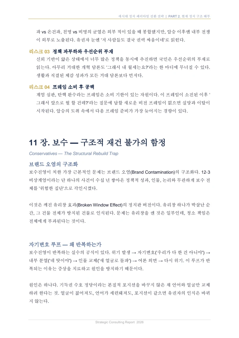 새시대 정치 패러다임 전환 전략 보고서 23페이지