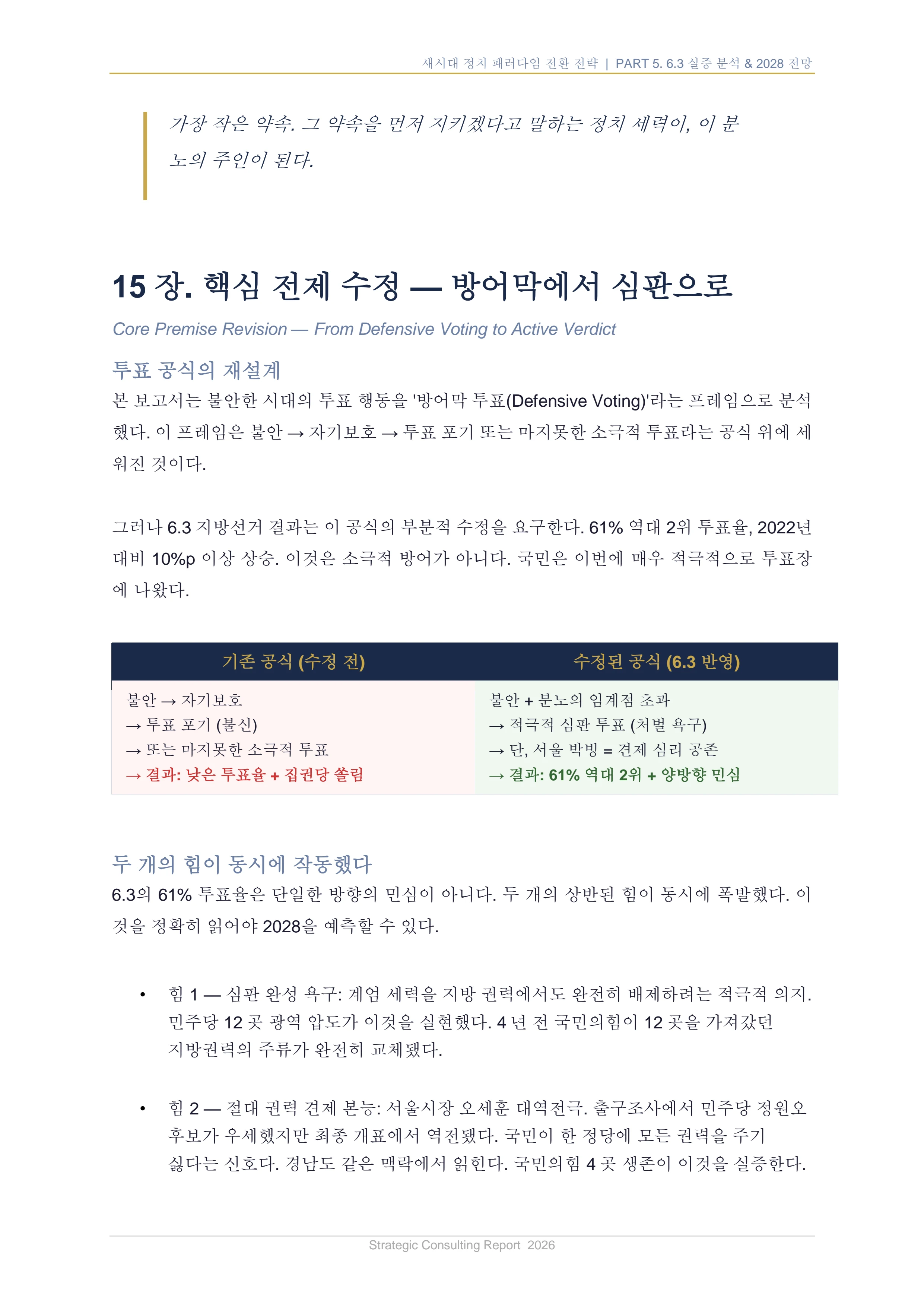 새시대 정치 패러다임 전환 전략 보고서 30페이지