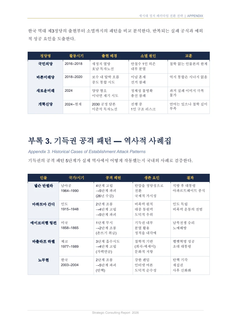 새시대 정치 패러다임 전환 전략 보고서 42페이지
