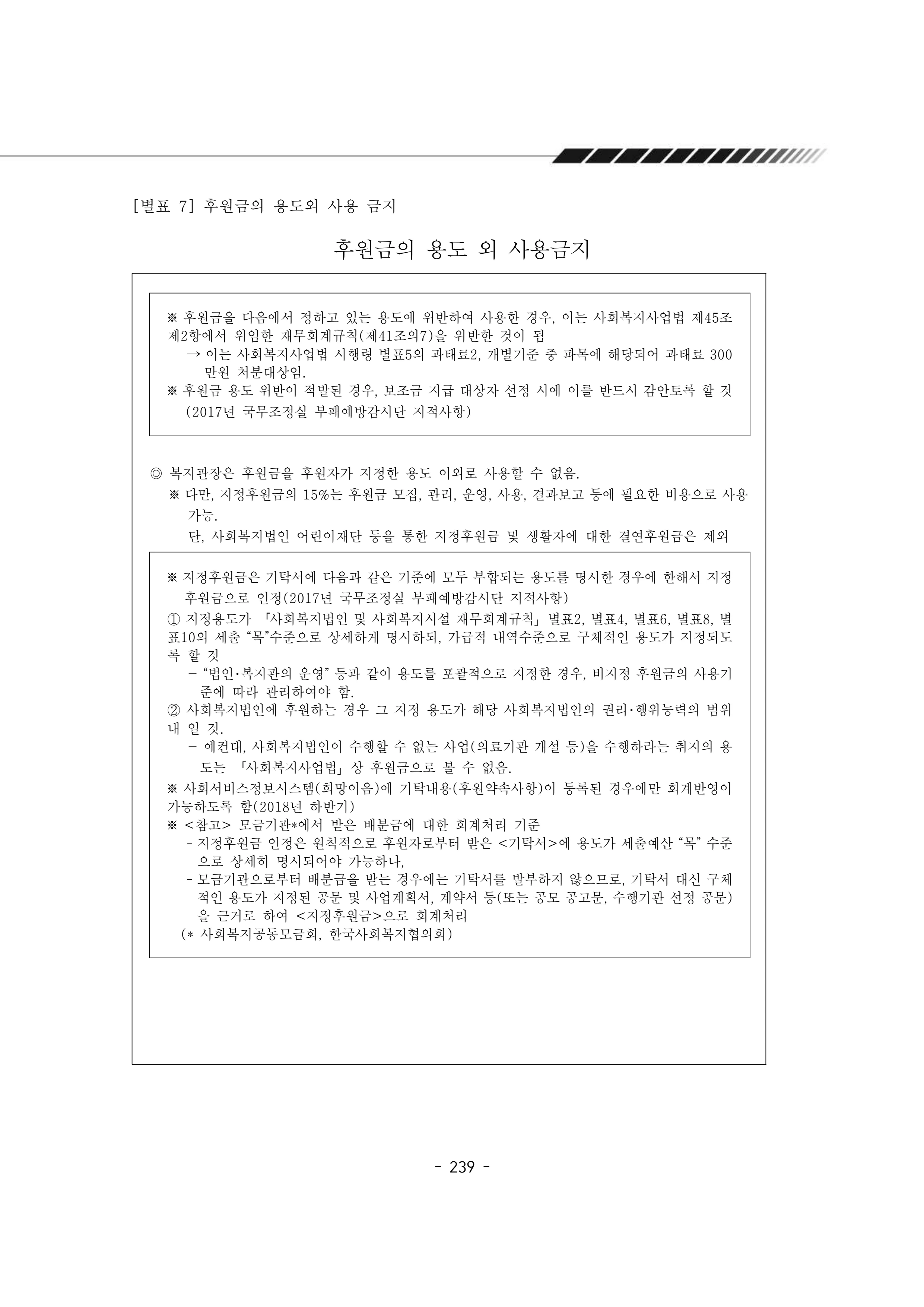2025년 에덴장애인종합복지관 운영규정집 240페이지