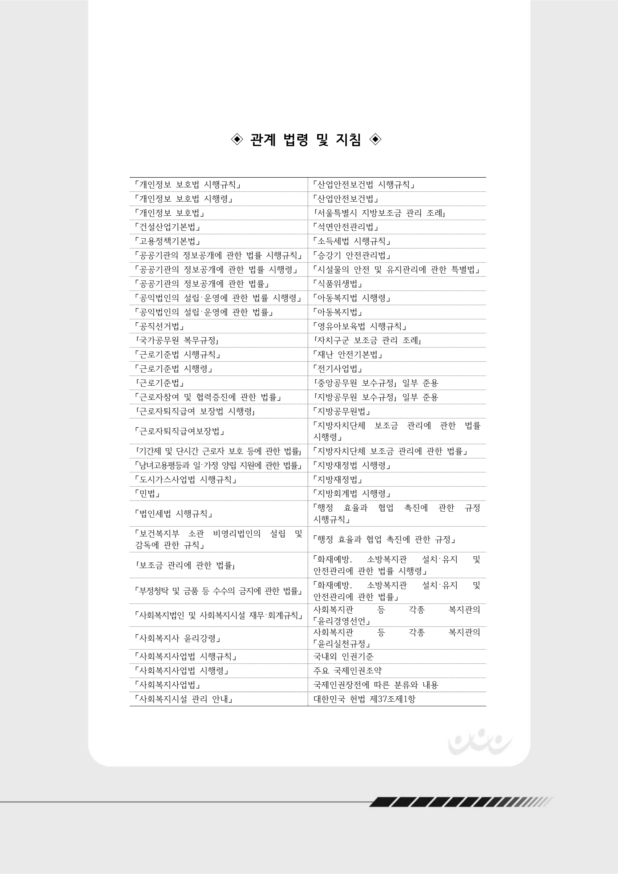 2025년 에덴장애인종합복지관 운영규정집 4페이지