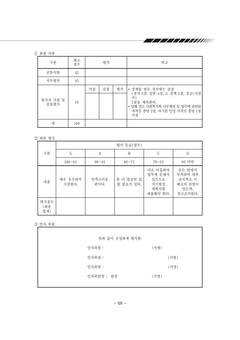 2025년 에덴장애인종합복지관 운영규정집 60페이지