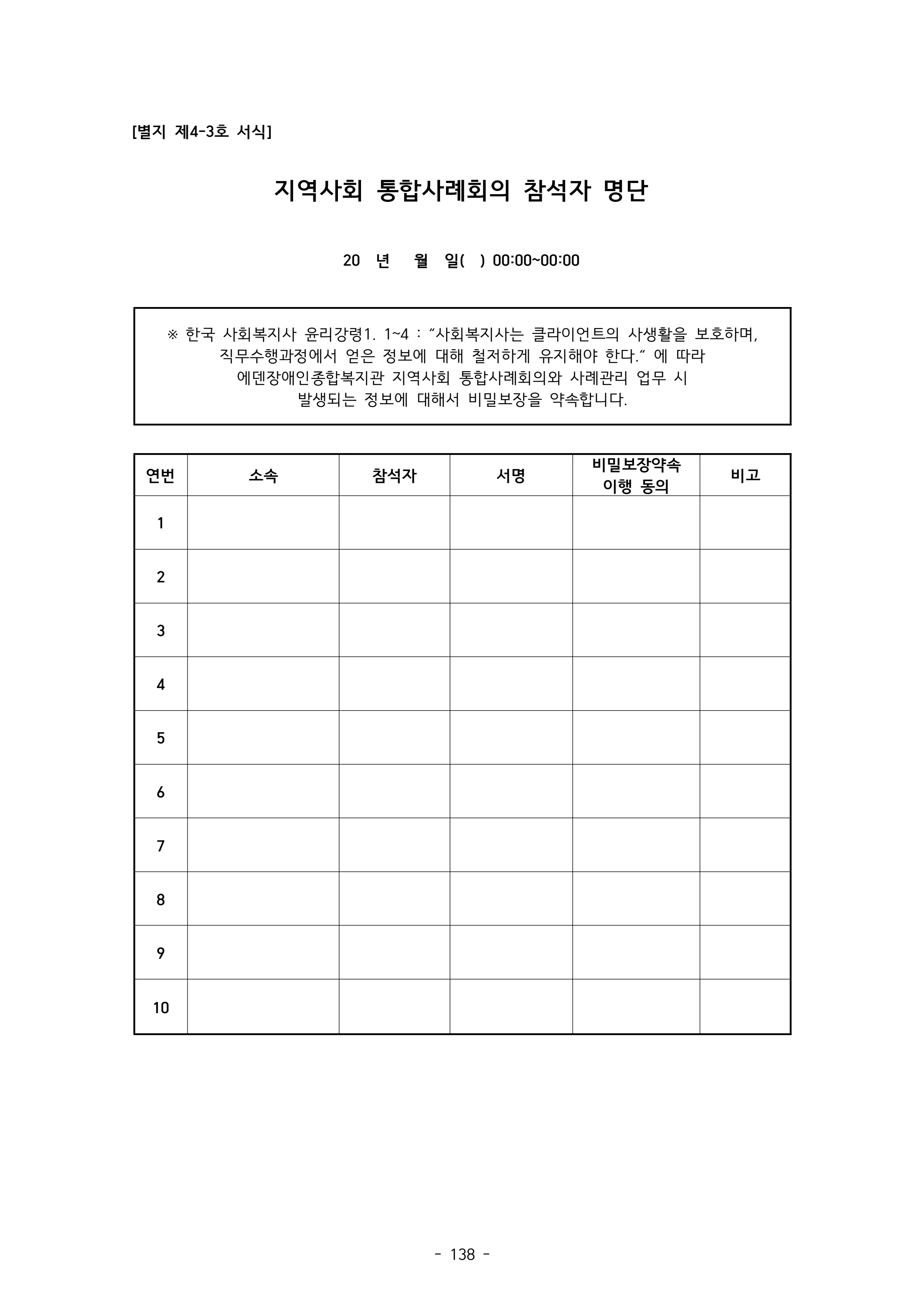 2025 에덴장애인종합복지관 운영 및 사업 지침 142페이지