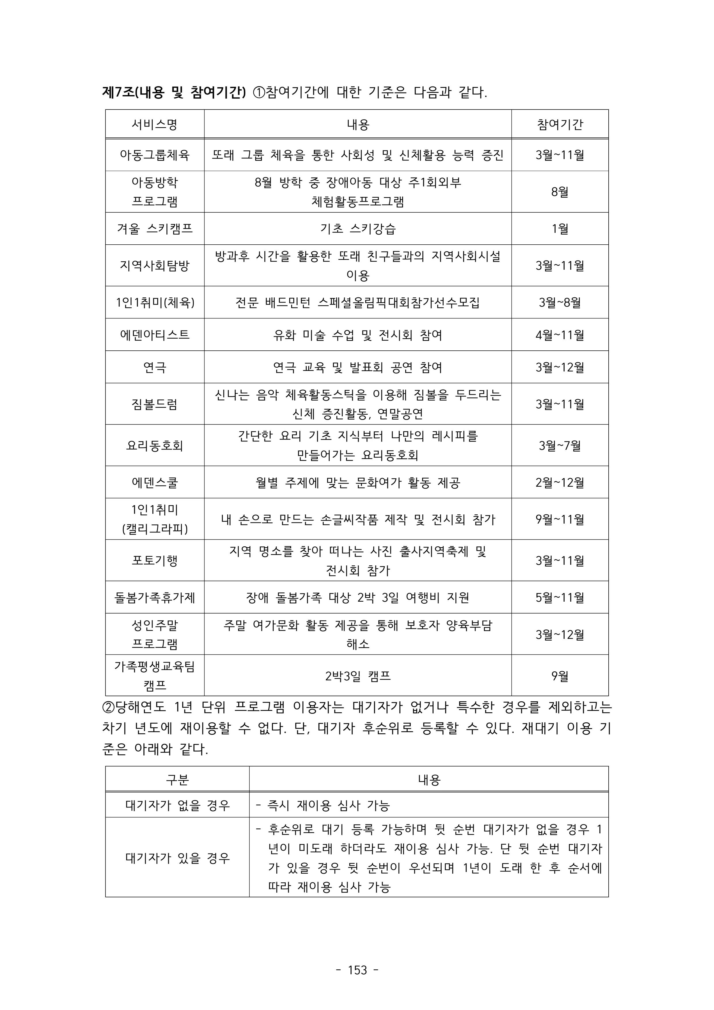 2025 에덴장애인종합복지관 운영 및 사업 지침 157페이지