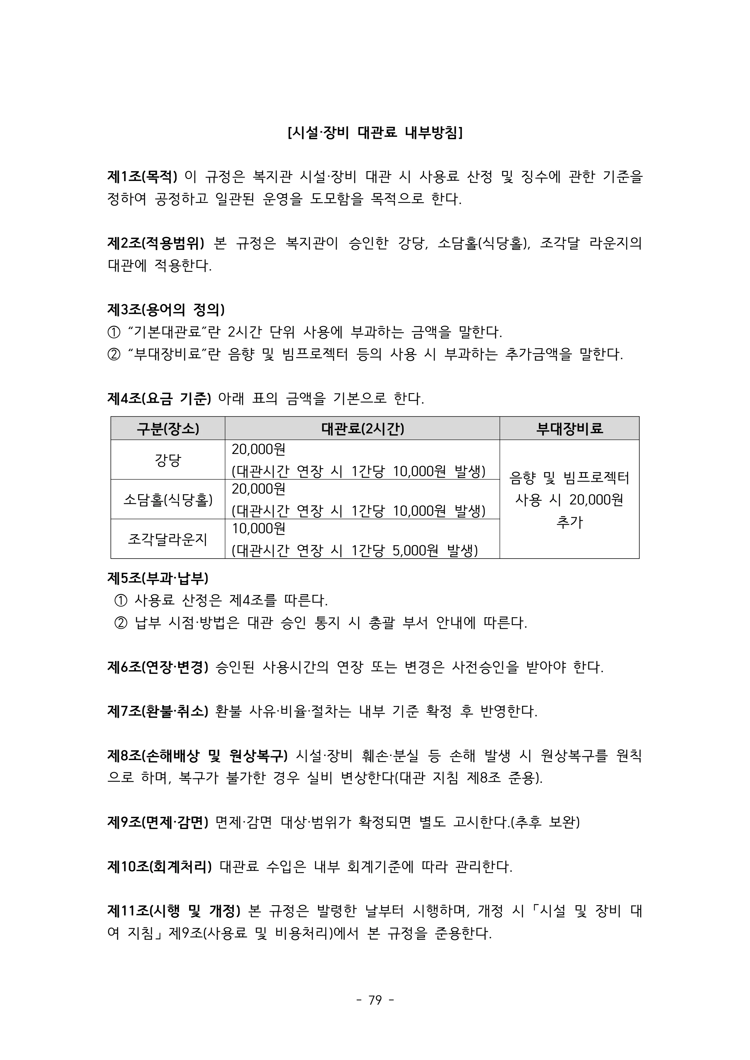2025 에덴장애인종합복지관 운영 및 사업 지침 83페이지