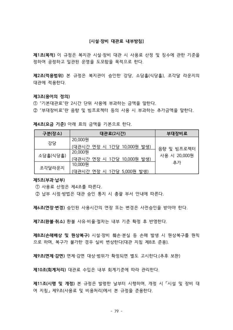 2025 에덴장애인종합복지관 운영 및 사업 지침 83페이지