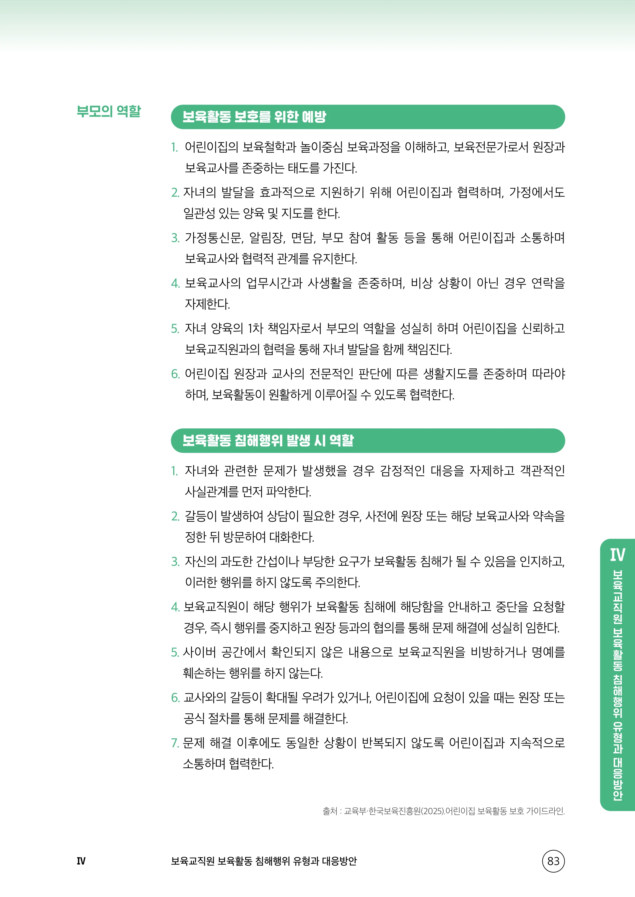 보육교직원 권리보호와 영유아 생활지도 84페이지