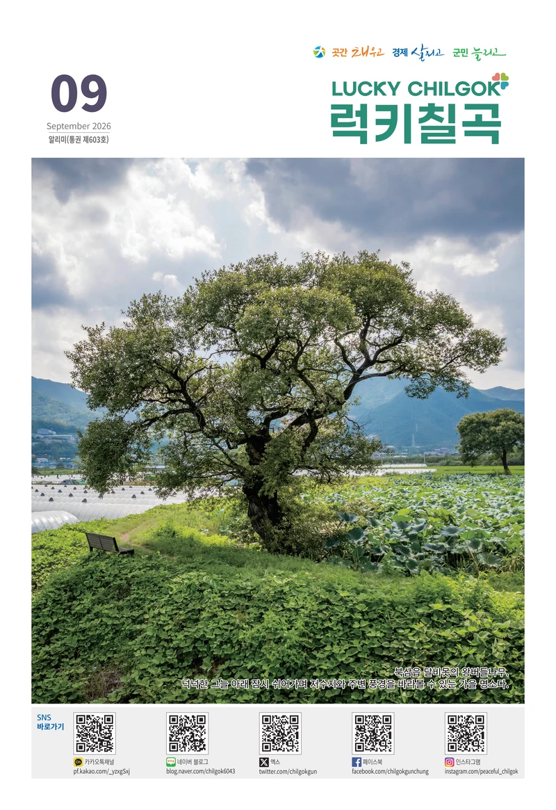 [럭키칠곡] 2026년 9월호 알리미 1페이지
