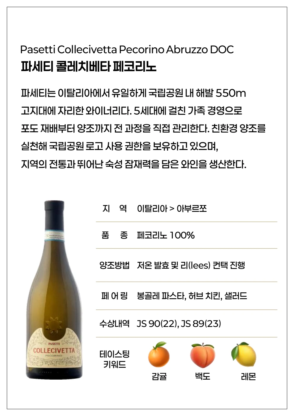 동원와인 와인시음회 상품카드 20페이지
